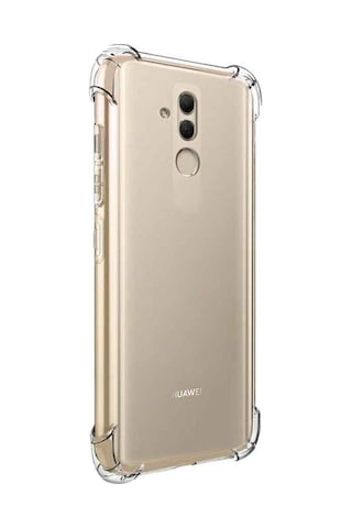Huawei Mate 20 Lite Shock Absorbing Darbe Emicili Şeffaf Silikon Kılıf