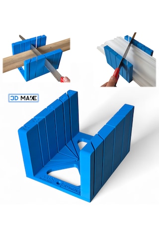 Gönye Kutusu Büyük Boy - Abs Plastik - 10cm Kesim