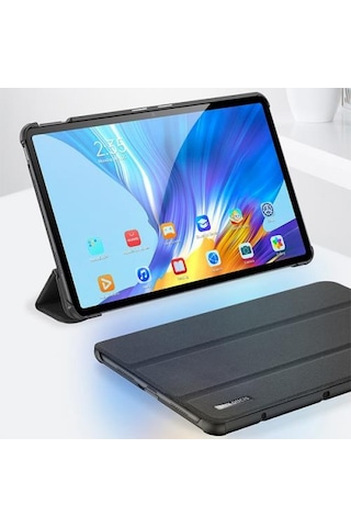 Coofbe Huawei Uyumlu MatePad 10.4 Kılıfı Katlanabilir Standlı Kalem Yerli Mıknatıslı Huawei Uyumlu MatePad Kılıfı