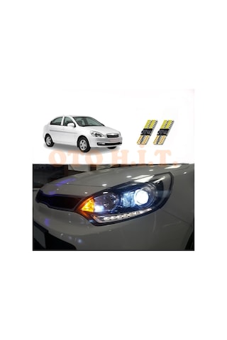 Hyundai Accent Era Uyumlu Park Ampulü Beyaz Led Aydınlatma Ampulü Canbus'li