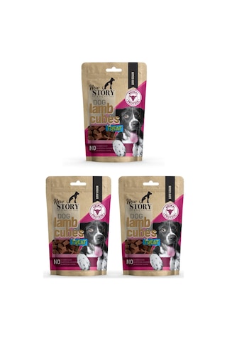 Dog Lamb Cubes 3x80gr. Kuzu Etli, Köpek Ödül Maması