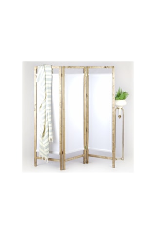 Ahsap Kumas Separatörlü Yikanabilir Paravan Bepaz Her Kanat 50x150x2 Cm Cin053
