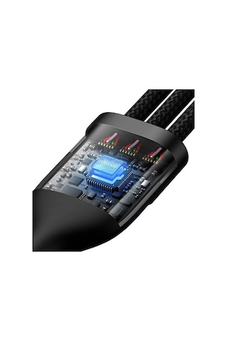 Novahub Flash Serisi Iı 100w Type-c Lightning Micro 3in1 Hızlı Şarj Cihazı