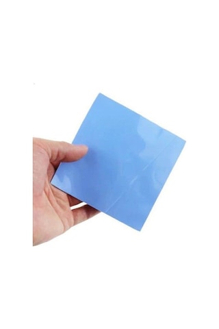 10*10 cm Chipset Soğutucu Termal Pad Ped Kalınlık 1 mm Mavi Renk