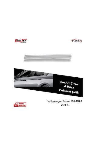 S-Dizayn  Volkswagen Passat B8.5 Cam Çıtası 4 Parça 2019 ve Üzeri