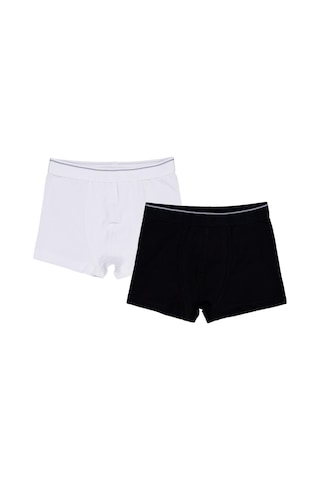 Civil Boys Siyah-beyaz 2-12 Yaş Erkek Çocuk 2'li Boxer - Standart