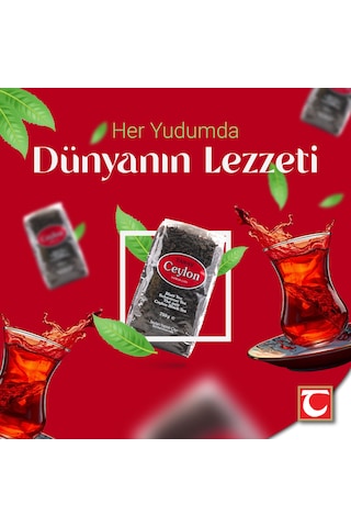 Tanay Ceylon İthal Yaprak Seylan Çayı 2 x 750 G