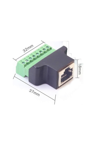 Rj45 Cat. 5/cat. 6 Klemensli Jack - Dişi