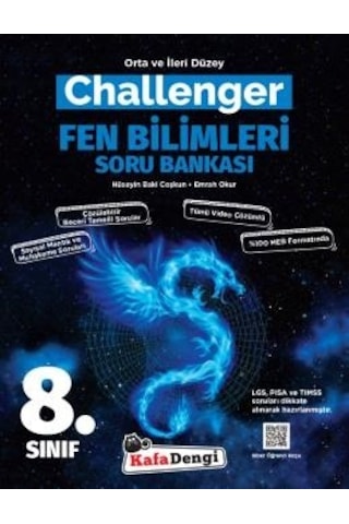 Kafadengi 2024 8. Sınıf Lgs Fen Bilimleri Challenger Soru Bankası