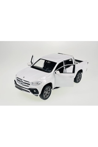 Welly Koleksiyon 1 / 24 Ölçek Mercedes X Class Beyaz Arazi Aracı Model Metal Araba Çok Renkli