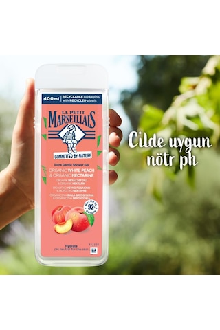 Le Petit Marseillais Duş Jeli Şeftali ve Nektarin 2 x 400 ML