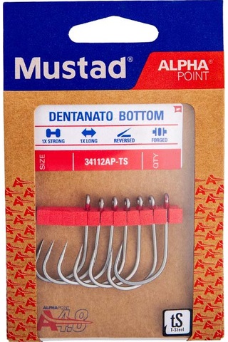 Mustad Alpha Point Dentanato Bottom 34112ap Olta İğnesi 5/0 5li Pk