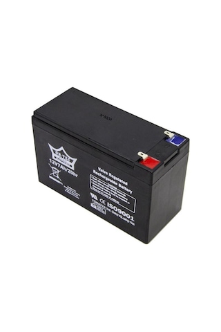 Ortec Black 12v 7ah Bakımsız Alarm Sistemi Aküsü-