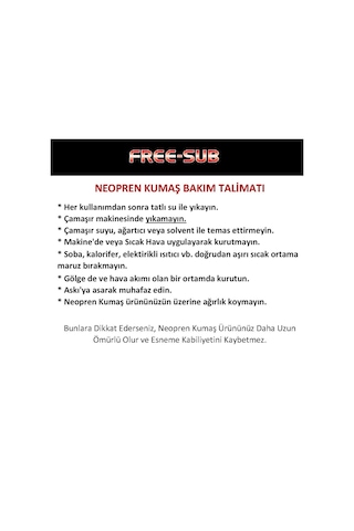 Free-Sub 3Mm Başlıklı Dalış Yeleği - (Iç Yelek) Çok Renkli