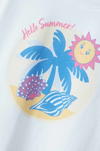 Name It Nmfjassa Ss Nreg Top Pb Beyaz Kız Çocuk Kısa Kol T-shirt 000000000102263520 Beyaz
