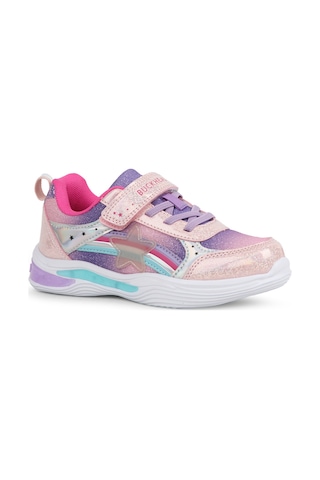 Buckhead Stary Kız Çocuk Pembe Işıklı Spor Ayakkabı Buck3024-009 Pembe