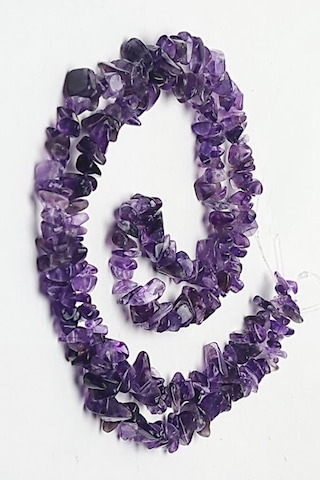 Ametist Kırıktaş Dizi 80 Cm Gümüş