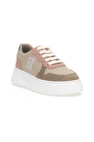 U.S. Polo Assn. Kız Çocuk Bej Sneaker Ayakkabı 50315546-VR011