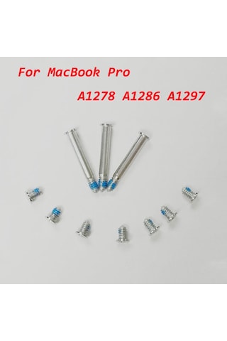Apple Uyumlu MacBook Pro A1286 A1278 A1297 Vida Kapak Vidaları Screw Pro Vida