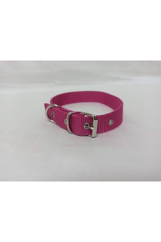 Kozaklı Küçük Irk Köpek Tasması Pembe 50 x 2.5 CM Pembe