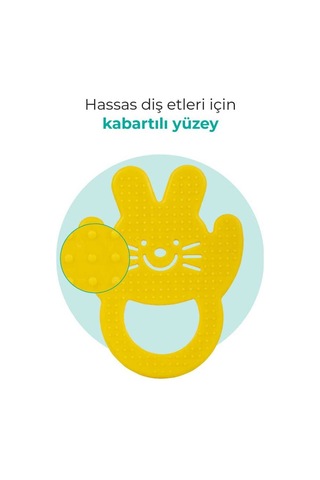 Mamajoo Yumuşak Diş Kaşıyıcı Sarı Tavşan