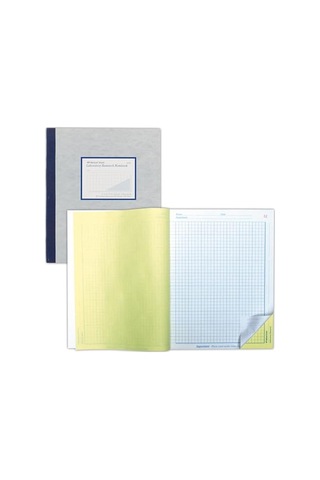 Laboratuvar Defteri, 4 X 4 Quad Ruling, Gri Kapak, 11" X 9.3" 100 Numaralı Set 43644