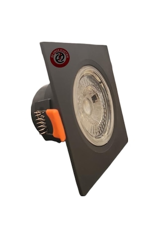 Atlantis 6 Watt 6W Cob Led Spot Siyah Kasa Kare Beyaz Işık