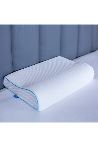 SimpleThePillow Boyun Destekli Visco Yastık Boyun Fıtığı Boyun Düzleşmesi Boyun İçin Ortopedik Boyun Yastığı 60*40*11*8