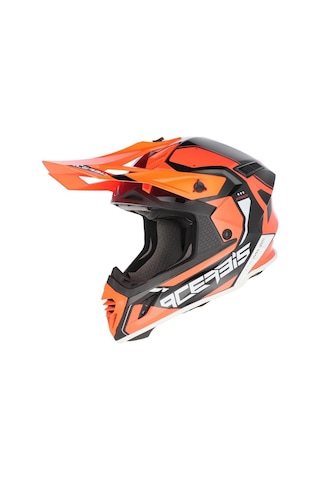 Acerbis X-track 22-06 Kask Turuncu Siyah