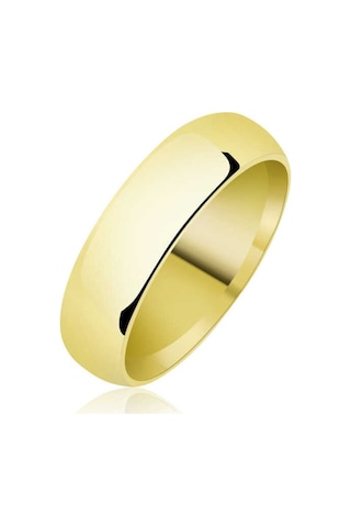 5 Mm Düz Bombeli Gold Gümüş Alyans (510933747)