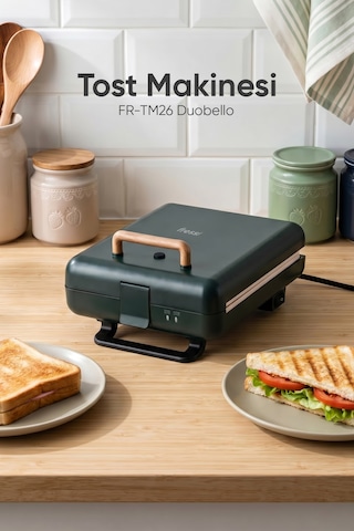 Fressi TM26 Duobello 1800 W 4 Dilim Tost Ve Izgara Makinesi