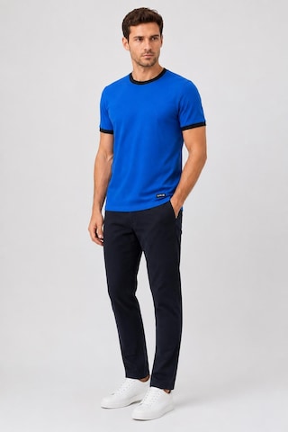 Alexandergardi Yaka Detaylı T-shirt Mavi