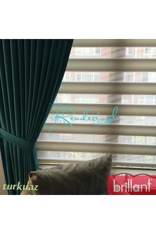 Fon Perde İpek Soft Yarı Parlak 1. Kalite Perdelik