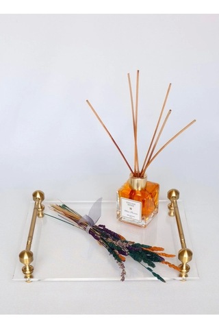 Agbtrend Kıng -S- Tray Dekorasyon Ve Sunum Tepsisi Çok Renkli