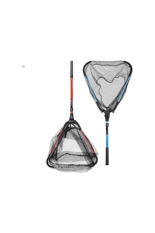 Mufunye Leo Aluminyum Alyuminyum Üçgen Katlanabilir Fly Fishing Av Ağı - Kırmızı Oksitli, Hafif Ve Dayanıklı, Kolay Taşınabilir Av Enstrümanı