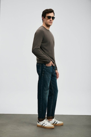 Lufian Chrıs Slim Fit Mavi Erkek Jean Pantolon 112200227 Mavi
