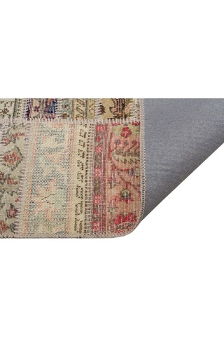 Doğal Ve Sıcak Atmosfer Yaratan Patchwork Halı 230x160 Cm 6338