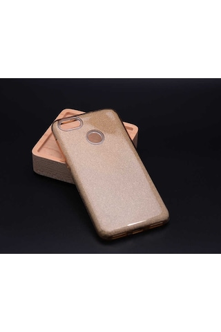 Huawei P9 Lite Mini Kilif Simli Renkli Silikon 561057073