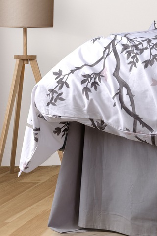 Aytunç Yeliz %100 Pamuklu Çift Kişilik Nevresim Takımı 200x22... Gri