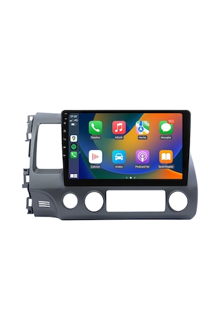HONDA CİVİC FD6 ANDROİD MULTİMEDYA 10 İNC HD IPS EKRAN 4GB/64GB KAMERA HEDİYELİ