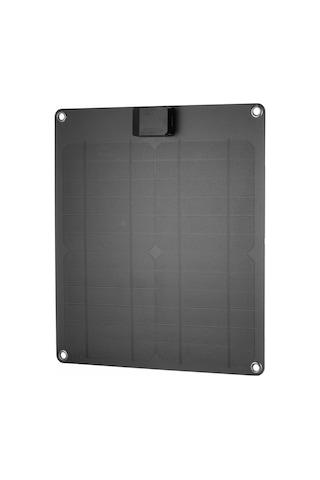 Tenfowee Monokristal Güneş Paneli: 15w, 5v/12v Çift Çıkışlı Taşınabilir Şarj Cihazı, Telefon Ve Akü Şarjı İçin