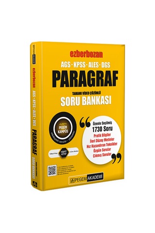 2021 Kpss Ales Dgs Ezberbozan Paragraf Soru Bankası