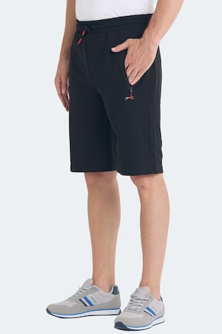 Slazenger Osaku 2 Li Set Erkek Şort Siyah - Koyu Gri