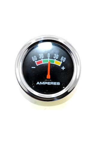 Ampermetre Metal Gövde 60x60 Ampullü Drop K911