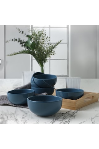Keramika Mavi Bulut Kase 12 Cm 6 Adet 407