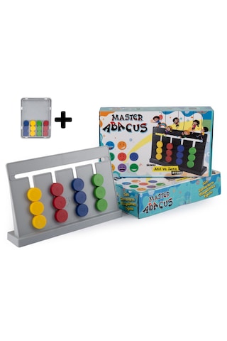 Thinkmaster Rubik Abaküs Montessori Renk Eşleştirme Oyunu Dijital Oyun Kartları İle Destekli