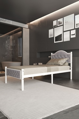 Aksviva Milan Tek Kişilik Ferforje Karyola