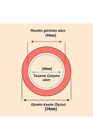 Rozet İğneli 44 Mm Metal Arkalıklı 100 Adet Çok Renkli