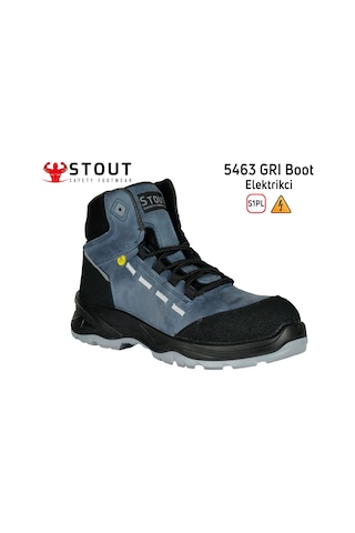 Stout İş Ayakkabısı Kompozit Burunlu Epl 5463 S3 Gri - 44