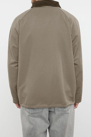 Ersefa Tasarım Düz Astarlı Yaka Standart Regular Ceket Unisex Regular Fi Taş